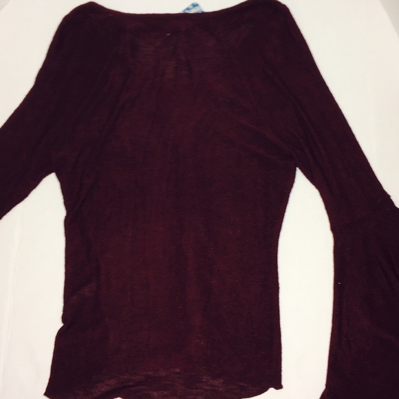 NWT Free People Bell Sleeve Sweater - Picture 5 of 6